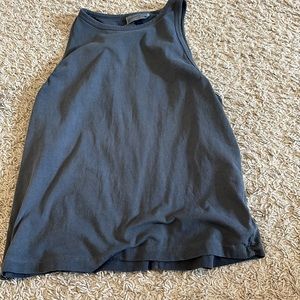 Dark grey tank top